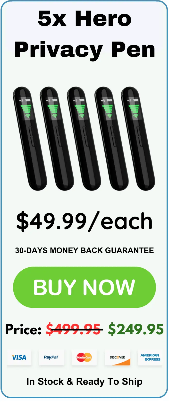 offer Hero Privacy Pen